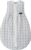 Alvi Baby Mäxchen Light – Leichter Sommer-Schlafsack ohne Arm/ungefüttert/Birnenform, 100% Baumwolle, Öko-Tex 100 zertifiziert – Silber Grau (80 cm)