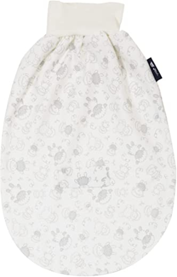 Alvi Baby Schlupfmäxchen Thermo Exclusiv | Pucksack 0-3 Monate | Baby-Schlafsack 100% Baumwolle | Winterschlafsack waschbar | Strampelsack