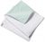 Amazon Brand – Umi Doppelpack wasserdichte Saugvlies Matratzenauflage Inkontinenzauflage（86x132cm Quadratisches Muster Weiß）