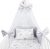 Amilian Baby Bettwäsche 7tlg Set mit Nestchen Kinderbettwäsche 100×135 Himmel Betthimmel Kinder Bettwäsche Babybettwäsche für Baby Lichtung…