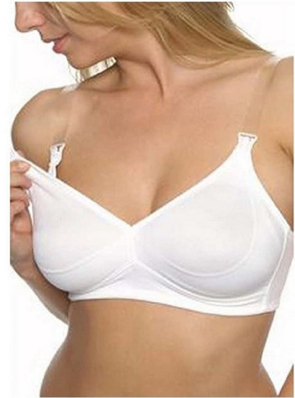 Anita Maternity Still-BH »Anita 5072 Still-BH weiß – Elastische und vorgeformt Cups, ohne Nähte – Träger: Im Cup und Rücken fest genäht und…