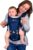 AT Allure-T Babybauchtrage, ergonomische Babytrage Rückentrage, Tragesystem für Säugling und Kleinkind, Baby Carrier mit Hüftsitz, 7…
