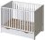 ATB Babybett 60×120 cm – Premium Qualität babybett weiß für Mädchen, Jungen und heranwachsende Kinder – Gitterbett Modernes Kinderbett mit…
