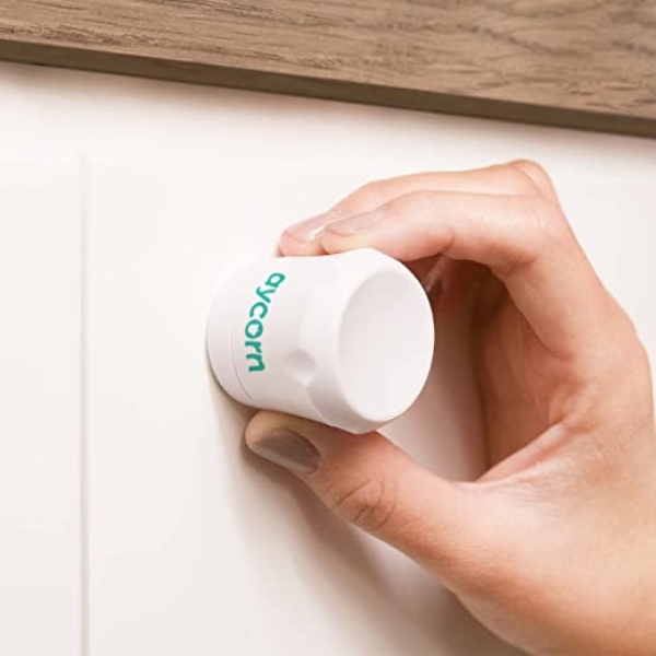 AYCORN Magnetisches Schrankschloss für Kinder und Babys – unsichtbare Kindersicherung für Schrank & Schublade – 10 Schlösser + 2 Schlüssel ohne…