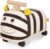 B. toys Rutschauto aus Holz – Rutscher Zebra auf Rollen für Kinder und Babys, Kinderfahrzeug, Rutschfahrzeug, Babyrutscher, Spielzeug ab 18 Monaten
