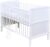 Baby Delux Babybett Kinderbett umbaubar Juniorbett Jack 140×70 Weiß