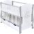 Baby Delux Babybett Kinderbett umbaubar Juniorbett Schublade Matratze Bärchen Motiv 120×60 Weiß Grau