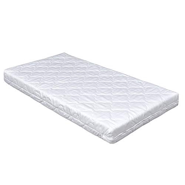 Baby Delux Matratze Komfort 160x70x9 cm für Kinderbett Kindermatratze mit gestepptem Bezug