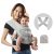 Baby K’tan Babytrage »Baby K’tan Babytrage Original hellgrau«, – ergonomische Positionierung des Säuglings, – keine Schnallen, Ringe oder…