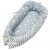 Baby Nest Baby Kokon, Reduzierstück Babybett, Reisebett Neugeborenes Babybett Stoßstange. 100% Baumwolle Kissen für Neugeborene und Babys…