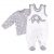 Baby Sweets Shirt, Strampler, Jäckchen, Mütze & Schühchen »2tlg Set Strampler + Shirt Little Elephant« (2-tlg)