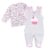 Baby Sweets Shirt, Strampler, Jäckchen, Mütze & Schühchen »2tlg Set Strampler + Shirt Little Cupcake« (2-tlg)