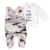 Baby Sweets Shirt, Strampler, Jäckchen, Mütze & Schühchen »2tlg Set Strampler + Shirt Too Cute For You« (2-tlg)