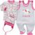 Baby Sweets Shirt, Strampler, Jäckchen, Mütze & Schühchen »3tlg Set Strampler + Shirt + Mütze Be Unicorn« (3-tlg)