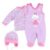Baby Sweets Shirt, Strampler, Jäckchen, Mütze & Schühchen »3tlg Set Strampler + Shirt + Mütze Sweet Kitty« (3-tlg)