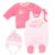 Baby Sweets Shirt, Strampler, Jäckchen, Mütze & Schühchen »3tlg Set Strampler + Shirt + Mütze Sweet Princess« (3-tlg)