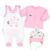 Baby Sweets Shirt, Strampler, Jäckchen, Mütze & Schühchen »3tlg Set Strampler + Shirt + Mütze« (3-tlg)