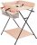 Baby Wickelkombi klappbare Wickelkommode mit Eisenrahmen+Oxford-Stoff mobiler Wickeltisch mit Wickelauflage Sicherheitsgurt und Ablagefächern…
