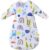 Baby Winter schlafsack Kinder schlafsack 2.5Tog Schlafsaecke aus Bio Baumwolle Verschiedene Groessen von Geburt bis 3 Jahre alt(M/Koerpergroesse…