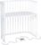 babybay Boxspring Beistellbett aus massivem Buchenholz I Kinderbett Höhe stufenlos verstellbar & umweltfreundlich I mitwachsendes Babybett, weiß…