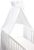 Babybett Schleier/Betthimmel (Mit Schleife) Für Babybetten 60 x 120 cm / 70 x 140 cm (WEIß)