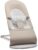 BabyBjörn Babywippe Balance Soft, Hellgrauer Rahmen, Baumwolle/Jersey, Beige/Grau