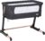 BabyGo Beistellbett »Together, goldfarben/schwarz«, faltbar