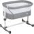 BabyGo Beistellbett »Vivaldi, grey«