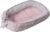 Babynest Kuschelnest Babynestchen 100% Baumwolle Nestchen Reisebett für Babys Säuglinge Medi Partners 90x50x13cm herausnehmbarer Einsatz (graue…