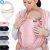 Babytragetuch Rosa – hochwertiges Baby-Tragetuch für Neugeborene und Babys bis 15 kg – inkl. Baby-Lätzchen