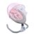 Babywippen Schaukeln Tragbare Babyschaukel 4 Geschwindigkeiten 12 Melodien mit Spielzeuge, Moskitonetz, Klappbar Baby Bouncer für 0-12 Monate (Rosa)