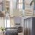 Babyzimmer Kinderzimmer komplett SPRING Set B Schrank Kommode Bett Regal weiß grau (Weiß)