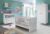 Babyzimmer-Komplettset »Cannes«, (Set, 3-St), Bett + Wickelkommode + 2 trg. Schrank