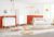 Babyzimmer Möbel Set Kinderzimmer ‚Bridge‘ breit mit Gitterbett, Wickelkommode und Schrank