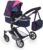 Bayer Design 18154AA City Neo Puppenwagen mit Wickeltasche und Einkaufskorb / umwandelbar in einen Sportwagen / höhenverstellbar / Design:…
