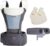 Bebamour Ergonomische Babytrage mit Hüftsitz, 6 Tragepositionen, leicht und atmungsaktiv, für Neugeborene 0-36 Monate (Cotton Grey)