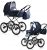 Bebebi Loving | 2 in 1 Kombi Kinderwagen | Nostalgie Kinderwagen | Farbe: Blue Ardent