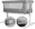 Beistellbett Baby Boxspring Boxspringbett Mit Rollen Elternstolz Komplett Komplettset Verstellbare Höhe 41-55cm Matratze, 56-70cm Herausfallschutz…