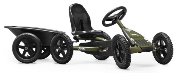 Berg Go-Kart »BERG Gokart Buddy Jeep Junior inkl. AHK u. Anhänge«, mit Kupplung & Anhänger
