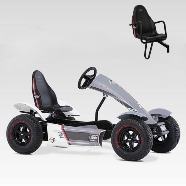 Berg Go-Kart »BERG Gokart Race GTS grau BFR-3 mit Gangschaltung«, mit Gangschaltung & Soziussitz