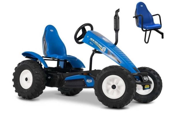Berg Go-Kart »BERG Gokart Traxx New Holland BFR inkl. Soziussitz«, inkl. Zweitsitz