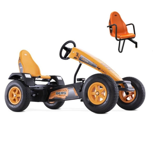 Berg Go-Kart »BERG Gokart X-Cross BFR inkl. Soziussitz«, inkl. Zweitsitz