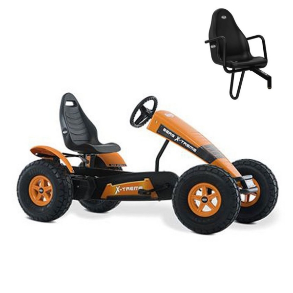Berg Go-Kart »BERG Gokart X-Treme orange BFR-3 mit Gangschaltung«, mit Gangschaltung & Zweitsitz