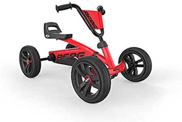 BERG Pedal-Gokart Buzzy Red | Kinderfahrzeug, Tretauto, Sicherheit und Stabilität, Kinderspielzeug geeignet für Kinder im Alter von 2-5 Jahren
