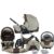 bergsteiger Kombi-Kinderwagen »Capri«, (10-tlg)