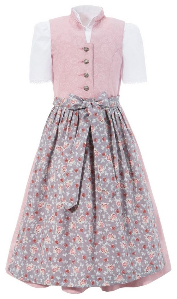 Berwin & Wolff Dirndl (3-tlg) Kinder, mit hochgeschlossenem Kragen