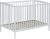 Best For Kids Gitterbett One höhenverstellbar in weiß Babybett 60×120 cm mit Lattenrost (Weiß)