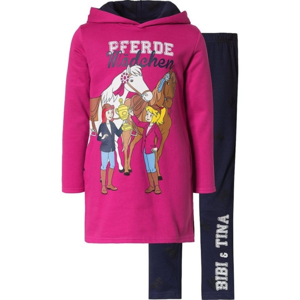 Bibi und Tina Sweatkleid »Bibi und Tina Kinder Set Sweatkleid + Leggings«