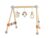 BIECO Baby Gym »Bieco Spieltrapez Spielbogen für Babys -Figuren, Rasseln, Kugeln Spielebogen Holz Baby Spieltrapez Holz Baby Mobile Holz Activity…