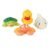 BIECO Badespielzeug »Bieco Badespielzeug Baby 4er Set Wasserspielzeug Badewanne Badewannenspielzeug ab 1 Jahr Buntes Tiere Spielzeug Badewanne für…